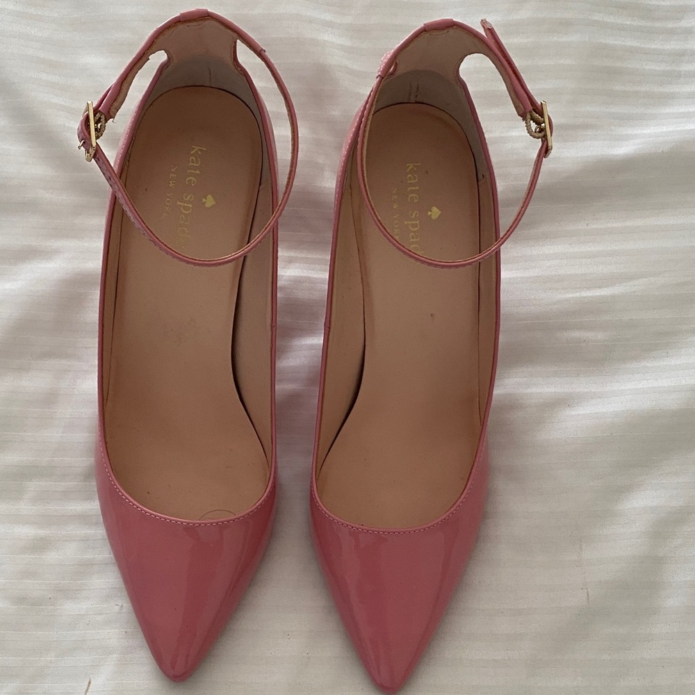 Kate Spade Pink Patent Leather Heels